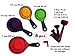 Portable Collapsible Silicone Measuring Cups & Red Measuring Spoons Set Folding 8 Piece BPA Free Food Grade Kitchen Utensil Dry Liquid