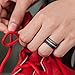 ThunderFit Stackable Silicone Wedding Rings for Women, Thin Rubber Engagement Bands 2.5mm Wide 1.8mm Thick - 1/2/3/4/5/7 Variety Multipack