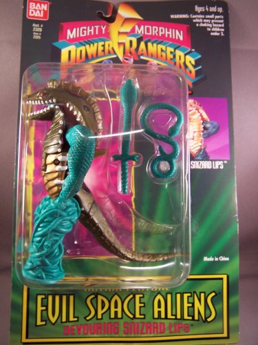 Mighty Morphin Power Rangers-Evil Space Aliens-Devouring Snizard Lips Action Figure
