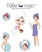 Turbie Twist Microfiber Hair Towel Wrap [2 Pack] – The Original Microfiber Hair Wrap As Seen On TV! Signature Prints [Purple] Hair Turban Towel Wraps – Plopping Towel for Long and Curly Hair Women