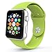 MoKo Apple Watch Band Series 1 Series 2, Soft Silicone Replacement Sports Band for 42mm Apple Watch 2015 & 2016 All Models, GREEN (Not fit 38mm Versions)