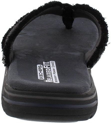 skechers relaxed fit memory foam flip flops