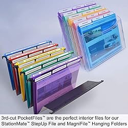 Ultimate Office PocketFile Clear Poly Document