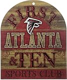 NFL Wood Club Sign