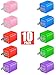 Wall Charger, 10 Pack Universal Portable USB Power Adapter Plug Outlet for iPhone 7 / 6S / Plus, iPad, Samsung Galaxy, Motorola, HTC, Other Smartphones (Family Pack) (Random Colors)