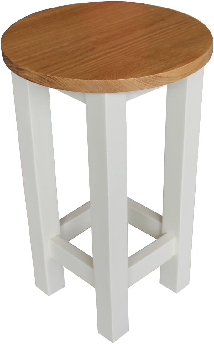 Oak Top Painted Table Side Hall Lamp Plant Consol Tall Coffee Wine Hallway Furniture Small