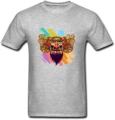 Hanlen BARONG WPAP Man Graphic Tee Crew Neck T-Shirt Size S Gray
