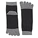 VWELL Toe Socks for Men Women Ankle Cotton Five Fingers Socks Low Cut Athletic Running Socks 4 Pairs Size 8-11