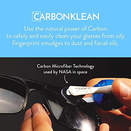CarbonKlean Peeps Glasses Cleaner for Eyeglasses, Reading Glasses