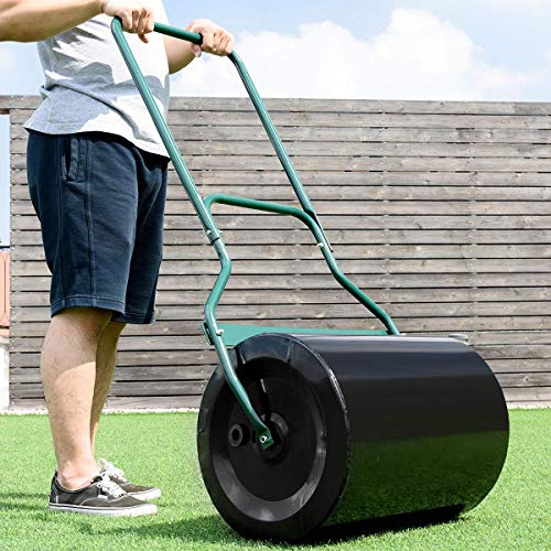 Goplus Lawn Roller Tow Behind Water Filled Roller for Garden Yard, 16