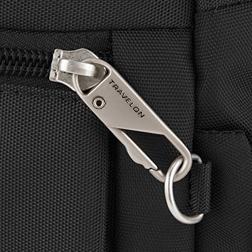 Travelon Anti-Theft Classic Messenger Bag, Black, One Size 6 Travelon Anti-Theft Classic Messenger Bag, Black, One Size
