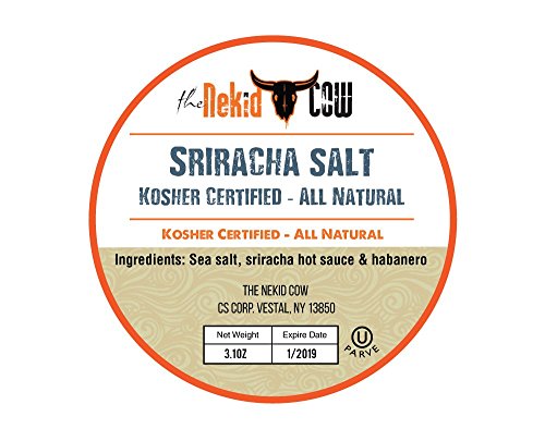 image for The Nekid Cow Sriracha Sea Salt - Kosher Certified Gourmet Seasoning -