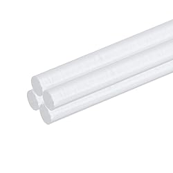 MECCANIXITY 4pcs Acrylic Round Rods 1/8" x