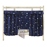 JIAHG Students Dormitory Bunk Bed Curtains Single Bed Tent Curtain Shading Nets Dustproof Blackout Cloth Bed Canopy Mosquito Protection Net Bedroom Cabin Decor Mid-Sleeper Spread Blackout Curtains