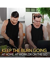 Chaleco para hombre con cremallera   (S-4XL)   Premium Weightless Neoprene Sauna Shirt   Aumentar su entrenamiento motivación   Diseñado en los Estados Unidos