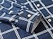 Emiqude Mens Casual Slim Fit Long Sleeve Pocket Constrast Plaid Dress Shirt Large Navy