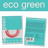 Eco Green Insect Repelling Wristband Box of 10: DEET Free Assorted Colors Safe Natural