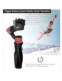 Hohem iSteady Pro 2 Gimbal de mano de 3 ejes, diseño a prueba de salpicaduras y biselado actualizado en 2019, para DJI Osmo Action, Gopro Hero 7 6 5 4 3, Sony RXO, SJCAM, YI Cam, W PERGEAR Storge Bag