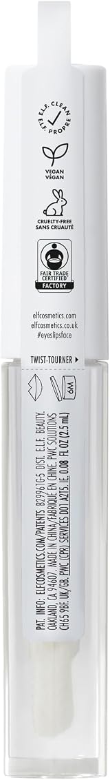 e.l.f. Lip Lacquer Nourishing Clear Ultra Shine Lip Gloss Vitamin E Vegan view 6