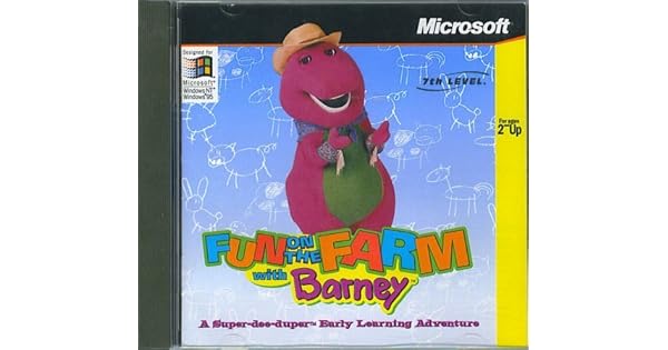 Amazon Com Barney Fun On The Farm Pc Cd Rom Video Games