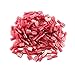 Wiwaplex 50pcs Female + 50pcs Male Fully Insulated Wire Crimp Terminal Nylon Quick Connectors Wiring Spade 22-18 A.W.G(Red)