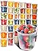 Plastic Containers with Lids (40 Pack, 32 Ounce) - Freezer Containers Deli Containers with Lids - Soup Containers Plastic Food Storage Containers with Lids - Plastic Food Containers by Prep Naturals