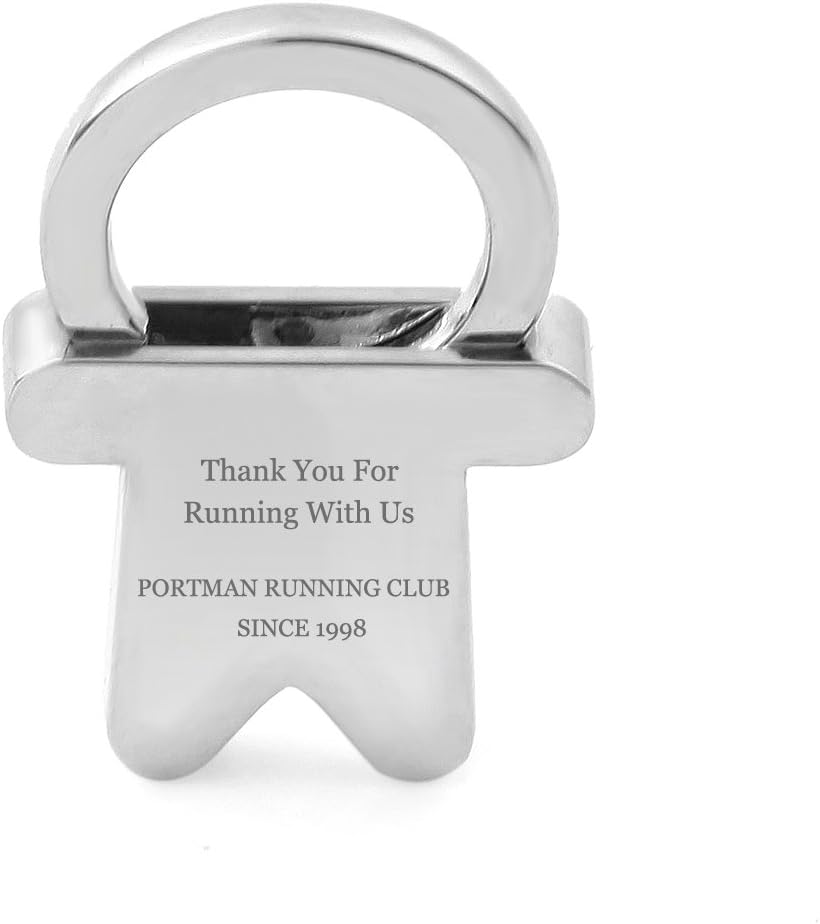 Pack of 10 Personalized Swivel Trigger Clip Snap Hook Jumper Key Ring for Men and Women, Athletic, Vibrant, Youth & Vitality, from OnePlace Gifts