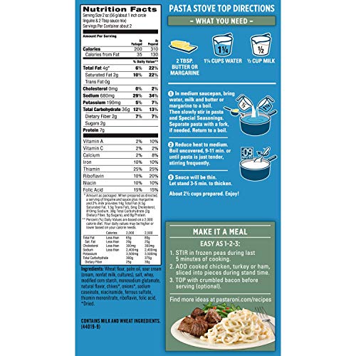 Pasta Roni Sour Cream & Chive Linguine Mix, 4.9-Ounce Boxes (Pack of 12)