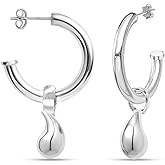 LeCalla 925 Sterling Silver T-Bar Earrings for Women | Women's Bar Earrings jewelry | Bar Drop Dangle Earrings Gift for Birthday Christmas