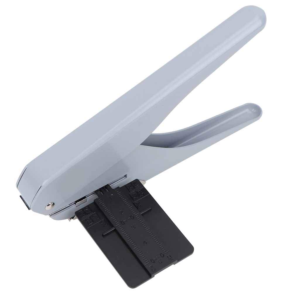 Ausla Hole Punch, 6 Sheets A4 Paper Capacity Mushroom Hole Shape Puncher Craft Machine Offices Stationery School Supplies(Grey)