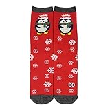 Gmark Women's Novelty Winter Cartoon Cotton Socks Christmas Gift 1-6 Pairs