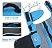 VIVAGLORY Dog Life Jacket with Removable Front Float, Life Vest for Dogs with Reflective Trims and Extra Padding for Swimming & Boating, Blue, L