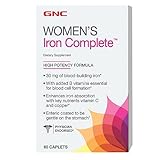 GNC Women's Iron Complete, Caplets, 60 ea