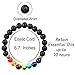 7 CHAKRA BRACELETS FOR WOMEN AND MENS BRACELET BEADS - ESSENTIAL OIL DIFFUSER. UNISEX ANXIETY HEALING AND STRESS RELIEF LAVA STONE BEAD BRACELET