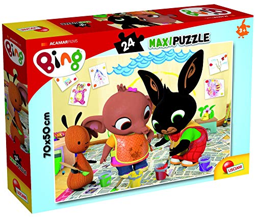 Liscianigiochi 81202 bing Puzzle 24 stücke – Art Attack, SUPERMAXI