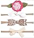 California Tot Super Soft & Stretchy Nylon Headband Set for Girls (Shabby Chic Set of 4)