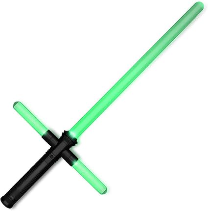 green crossguard lightsaber