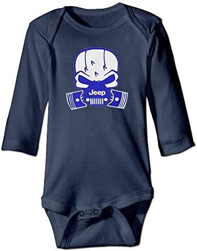 Jeep Skull With Piston Toddler Baby Onesies Toddler Clothes Long Sleeves