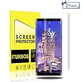 Galaxy Note 8 Screen Protector [2-Pack],iTURBOS Full Screen Coverage 3D PET HD Screen Protector Film for Samsung Galaxy Note 8 2017.