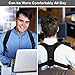 FUYERLI Posture Corrector for Men and Women with Adjustable Clavicle Brace