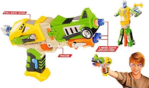 Softa Transformer Gun &amp; Fighter Mask Armor Toys Set - Multicolor