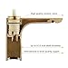 Dailyart 9/16 Single Handle Bathroom Sink Faucet Lavatory Faucet for Bathroom Basin Mixer, White Finish, Solid Brass
