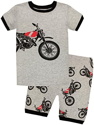 Viobarmo Little Boys Pajama Set Kids T Shirt Top &amp; Pants 100% Cotton Sleepwear (2-7 Years)