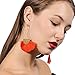 Fan Shape Tassels Dangle Stud Earrings For Women's Girls Bohemia Ethnic Eardrop Jewellery by SUNSCSC (W683A)