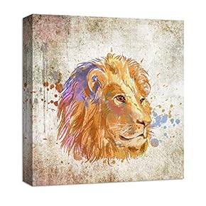 Canvas Wall Art Cute Abstract Animals...