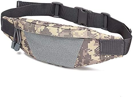 Fjiujin,Outdoor Tactical Camouflage Breathable Small Waist Bag Climbing Mountaineering Mobile Phone Bag Pocket