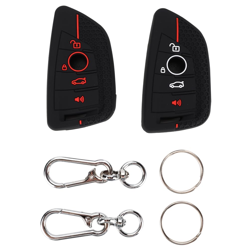 Photo 1 of ** SOLD AS IS NO RETURN/REFUNDS**SEE COMMENTS!
Laisiou Silicone Rubber Key Fob Cover Case Compatible with BMW 2 4 5 6 7 Series X1 X2 X3 X4 X5 X6 M M8 M7 M6 M5 M4 M3 M2 M1 430i 340i 840i 2015-2023 4 Button Smart Key (Black+White/Black+red)