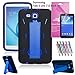 Epicgadget Case for Galaxy Tab E Lite 7.0. Heavy Duty Rugged Impact Hybrid Case with Build in Kickstand Protection Cover for Galaxy Tab E 7 T113 + Screen Protector + Pen (Black/Blue)