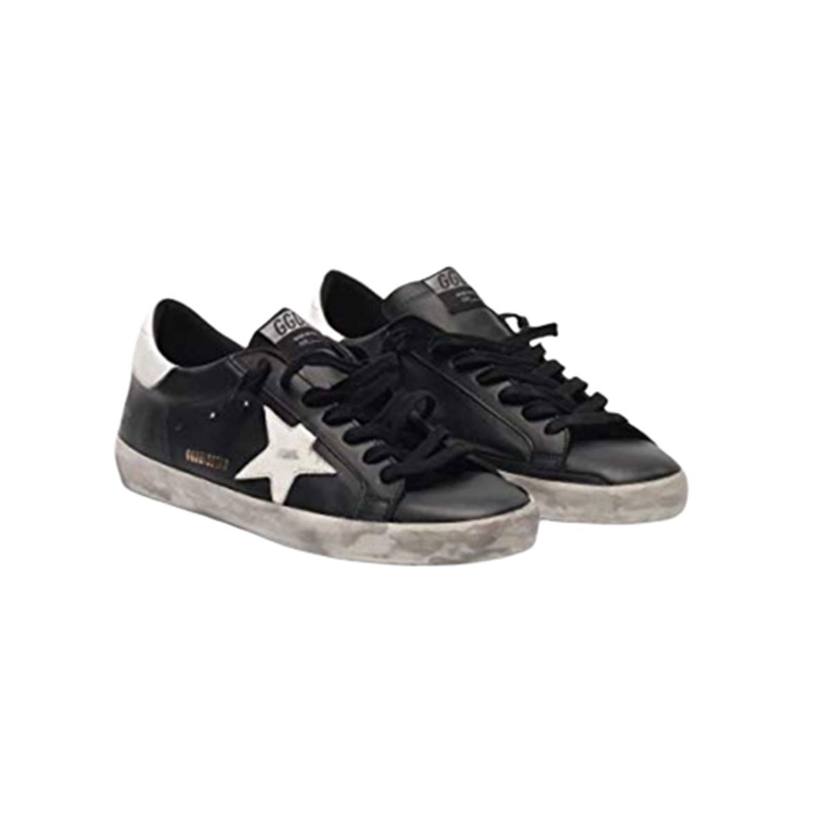 golden goose superstar contrast sneakers