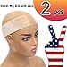 BAIHONG Wig Grip Head Band Adjustable Velvet Wig Grip Band No Slip Elastic Wig Grip Bands(Beige)